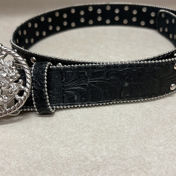 Black Bling Cross Belt - Picture 3 of 5